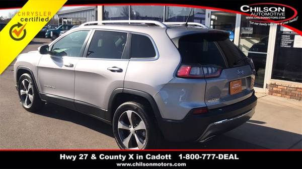 2019 Jeep Cherokee Limited suv Silver - - by dealer for sale in Cadott, WI – photo 3