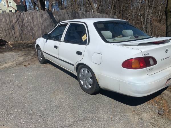 2000 Toyota Corolla-Current Sticker-Runs Excellent-No Dents - cars & for sale in Worcester, MA – photo 2