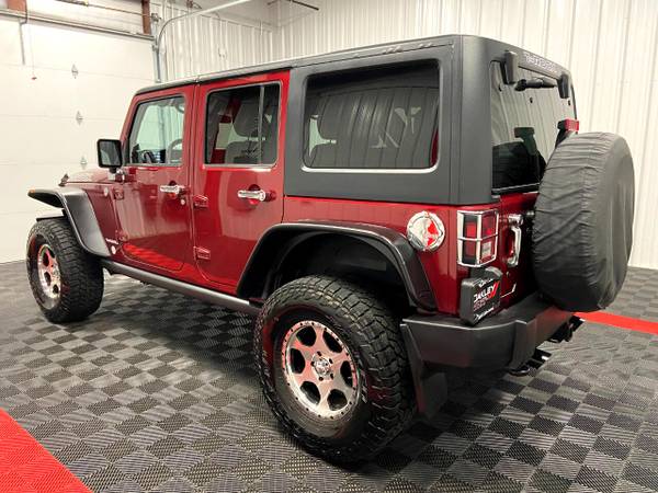 2011 Jeep Wrangler Unlimited Custom Lifted Sport 4x4 suv Maroon for sale in Branson West, AR – photo 7