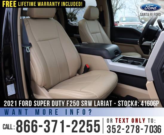 2021 Ford Super Duty F250 SRW Lariat Leather Seats, SYNC 3, BLIS for sale in Alachua, AL – photo 20