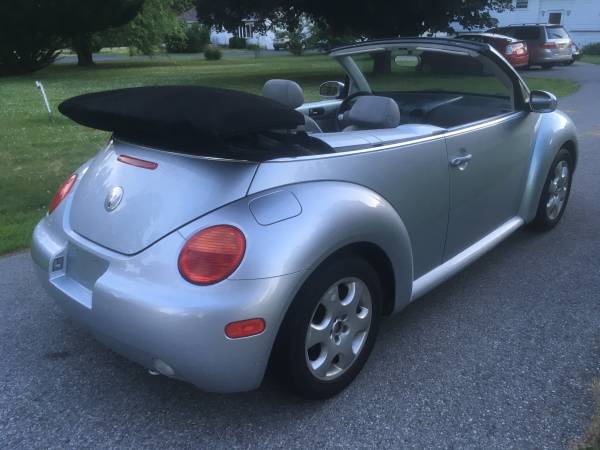 2003 Volkswagen Beetle Convertible GLS 72k miles Auto Leather Clean for sale in hudson valley, NY – photo 2