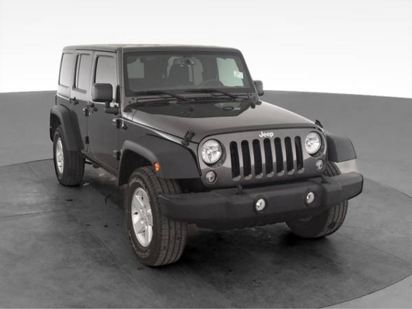 2017 Jeep Wrangler Unlimited Sport SUV 4D suv Black - FINANCE ONLINE... for sale in Palmdale, CA – photo 16