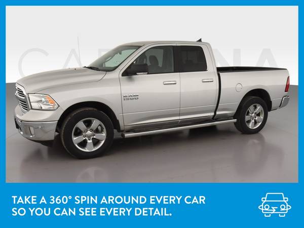 2018 Ram 1500 Quad Cab Big Horn Pickup 4D 6 1/3 ft pickup Silver for sale in Fort Myers, FL – photo 3