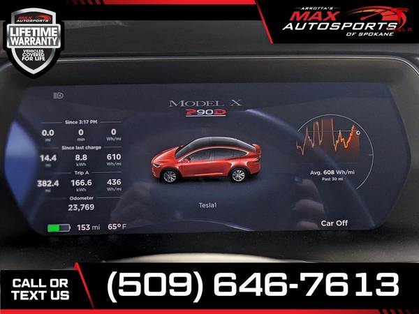 $946/mo - 2016 Tesla Model X P90D AWD - LIFETIME WARRANTY! - cars &... for sale in Spokane, MT – photo 10