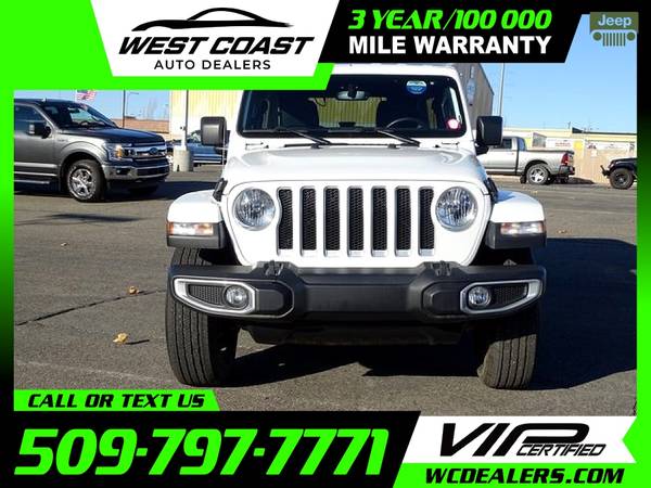 516/mo - 2020 Jeep Wrangler Unlimited Sahara - - by for sale in Moses Lake, WA – photo 3