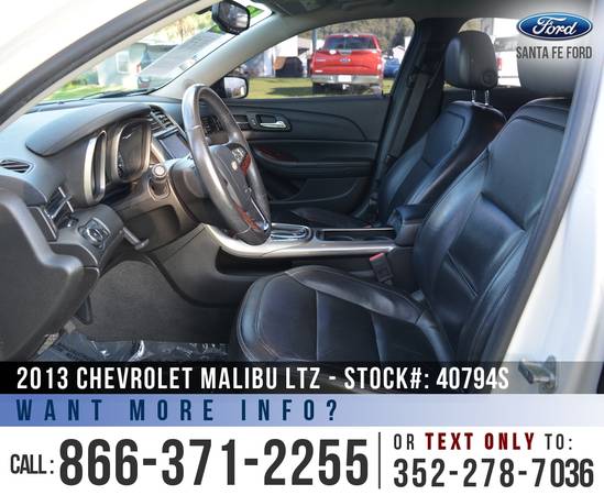 *** 2013 Chevrolet Malibu LTZ *** Remote Start - Camera - Sunroof -... for sale in Alachua, FL – photo 13