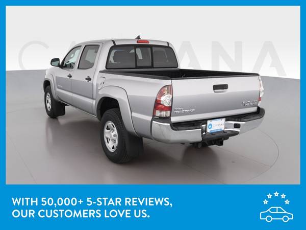 2015 Toyota Tacoma Double Cab PreRunner Pickup 4D 5 ft pickup Silver for sale in Arlington, District Of Columbia – photo 6