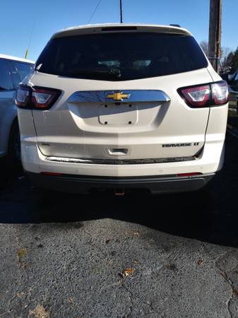 2013 Chevy Traverse AWD white with 146 k miles - cars & trucks - by... for sale in Utica, MI – photo 4