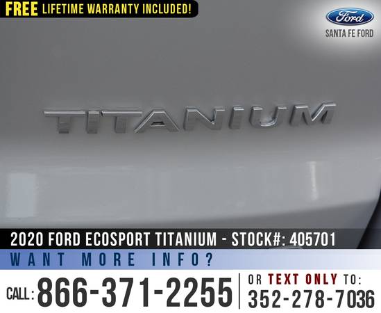 2020 FORD ECOSPORT TITANIUM 7, 000 off MSRP! for sale in Alachua, FL – photo 21
