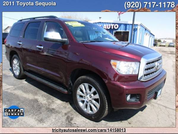 2011 TOYOTA SEQUOIA LIMITED 4X4 4DR SUV (5 7L V8 FFV) Family owned for sale in MENASHA, WI – photo 7