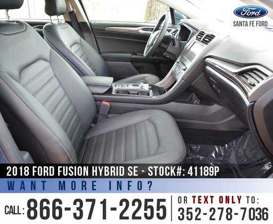 2018 FORD FUSION HYBRID SE Remote Start - Touchscreen - cars for sale in Alachua, FL – photo 21