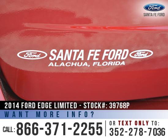*** 2014 FORD EDGE LIMITED SUV *** Cruise - Leather Seats - SYNC for sale in Alachua, FL – photo 10