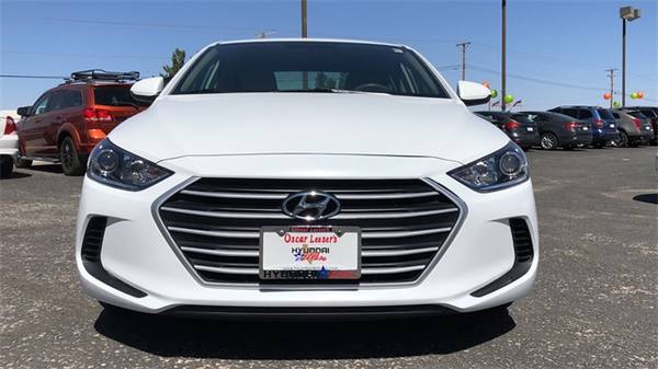 2018 Hyundai Elantra SEL sedan Quartz White Pearl - cars & trucks -... for sale in El Paso, TX – photo 2