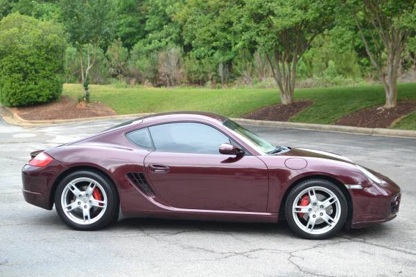 2007 PORSCHE CAYMAN S - CLEAN TITLE - CARMON RED - TIPTRONIC - cars for sale in Cary, NC – photo 4