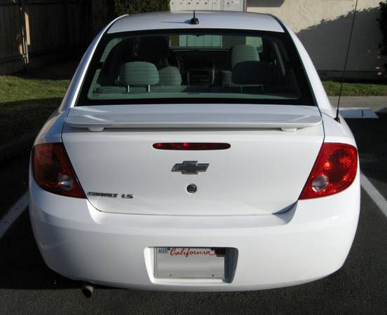 2009 White Chevy Cobalt LS 4 dr Sedan Very Good - cars & trucks - by... for sale in Santee, CA – photo 3