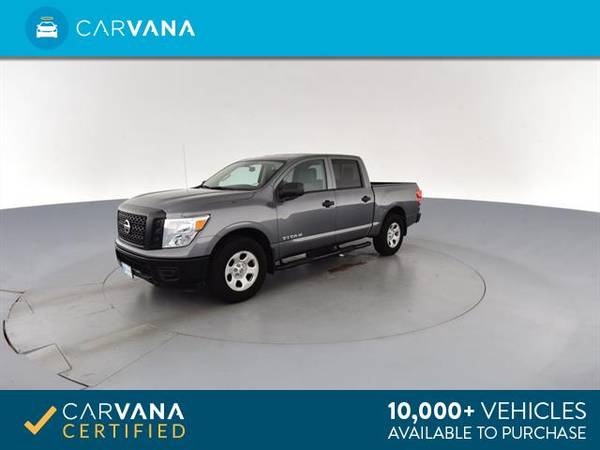 2017 Nissan Titan Crew Cab S Pickup 4D 5 1/2 ft pickup Gray - FINANCE for sale in Louisville, KY – photo 6