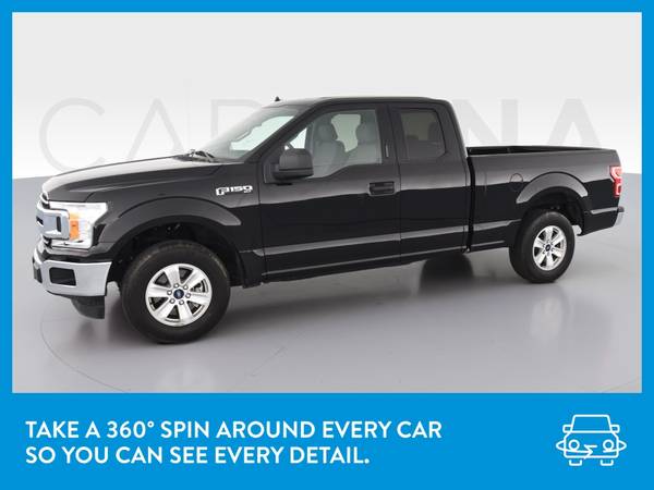 2019 Ford F150 Super Cab XLT Pickup 4D 6 1/2 ft pickup Black for sale in West Lafayette, IN – photo 3