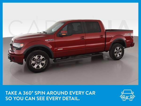 2013 Ford F150 SuperCrew Cab FX4 Pickup 4D 6 1/2 ft pickup Red for sale in Watertown, NY – photo 3