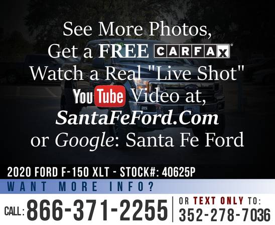 *** 2020 Ford F150 XLT 4WD *** Apple CarPlay - SiriusXM - Camera -... for sale in Alachua, FL – photo 22