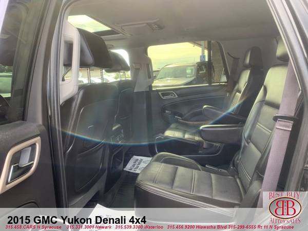 2015 GMC Yukon Denali 4X4 SUPER CLEAN EASY APPROVAL for sale in Syracuse, NY – photo 10