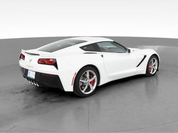 2014 Chevy Chevrolet Corvette Stingray Coupe 2D coupe White -... for sale in Palmdale, CA – photo 11