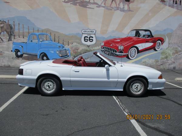 FOR SALE ! 1988FORD MUSTANG ASC MCLAREN TEN KNOWN TO EXIST - cars & for sale in Kingman, NV