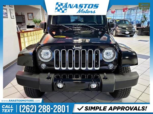 2017 Jeep Wrangler Unlimited FOR ONLY 462/mo! - - by for sale in Kenosha, WI – photo 3
