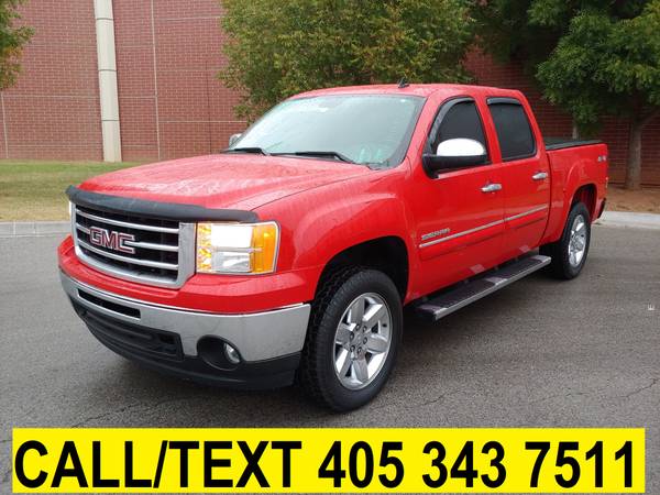 2013 GMC SIERRA CREW CAB SLE 4X4 SUPER LOW MILES! CLEAN CARFAX!... for sale in Norman, OK