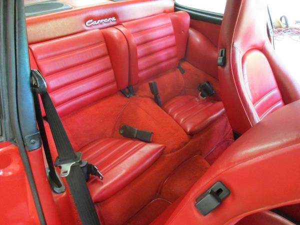 1985 Porsche Red/Red No Sunroof US Carrera Coupe for sale in Sacramento, CO – photo 5