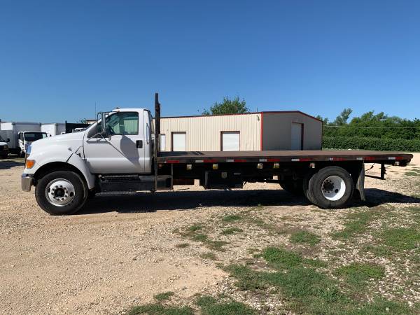 2015 Ford F650 20ft Flatbed Dump Truck - 146k Miles for sale in Hutto, TX – photo 7