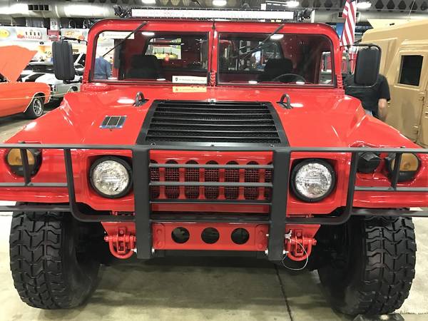 Military Humvee Truck 4X4 Pickup - RED | On-Road Title | Am General for sale in Tulsa, TX – photo 2