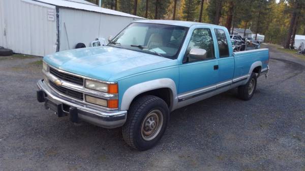 94 Chevrolet 6 5 turbo diesel 2500 long box - - by for sale in Uniontown, ID – photo 4