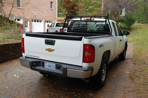 2013 Chevrolet 1500, Ext Cab, 4WD, White 46k miles for sale in Morrisville, NC – photo 7