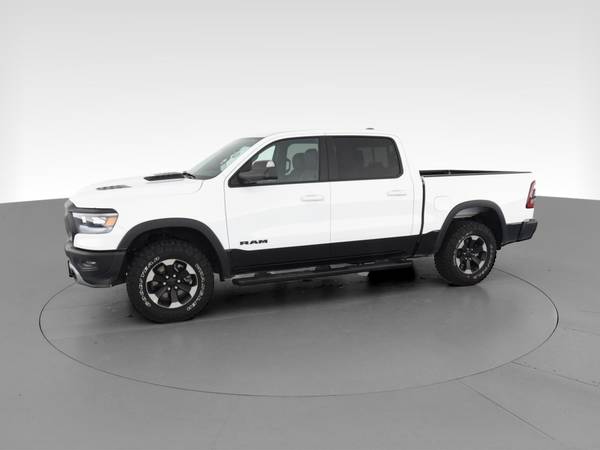 2020 Ram 1500 Crew Cab Rebel Pickup 4D 5 1/2 ft pickup White -... for sale in West Palm Beach, FL – photo 4
