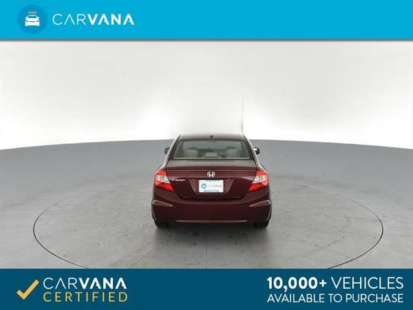 2012 Honda Civic EX Sedan 4D sedan Dk. Red - FINANCE ONLINE for sale in Cary, NC – photo 20