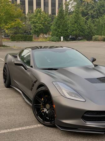Custom Satin Grey C7 Corvette Clean Title - cars & trucks - by owner... for sale in Tyro, WA – photo 3