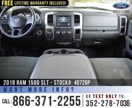 2018 Ram 1500 SLT 4WD *** Bedliner - Backup Camera - SIRIUS *** -... for sale in Alachua, FL – photo 15