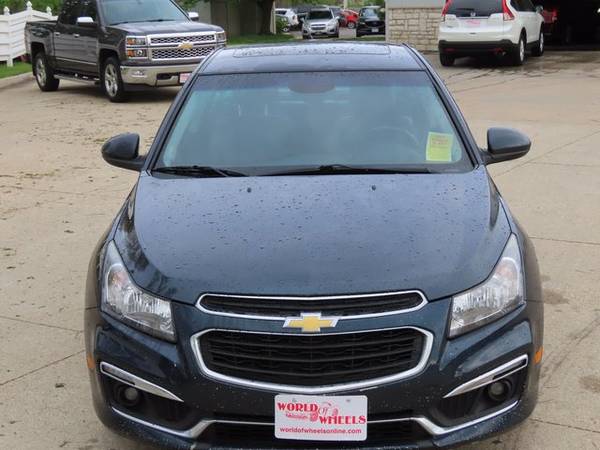 2015 Chevy Chevrolet Cruze LTZ hatchback Blue - - by for sale in Ankeny, IA – photo 2
