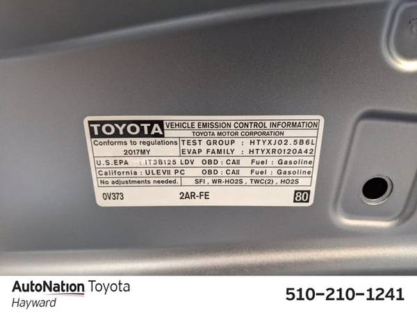 2017 Toyota Camry SE SKU:HU316688 Sedan - cars & trucks - by dealer... for sale in Hayward, CA – photo 22