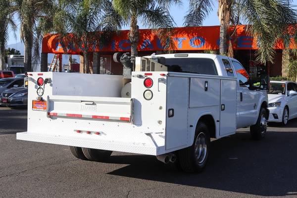2015 Ford F-350SD F350 Dually Utility Truck DRW Super Cab XLT 33834 for sale in Fontana, CA – photo 7