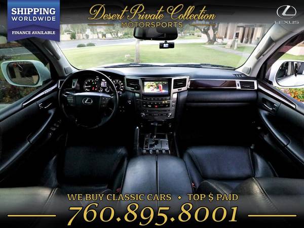 2013 Lexus LX 570 Luxury 3rd row* DVD*8 pass **Fully Loaded** 1 Owner for sale in Palm Desert , CA – photo 7