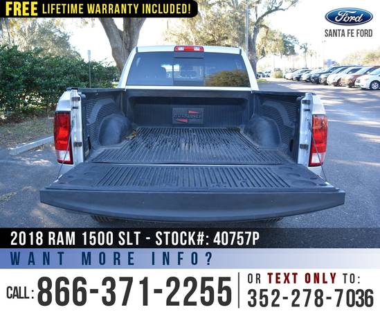 2018 RAM 1500 SLT 4WD Touchscreen - SIRIUS - Bluetooth - cars for sale in Alachua, FL – photo 17