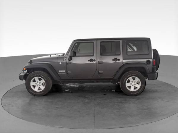 2017 Jeep Wrangler Unlimited Sport SUV 4D suv Black - FINANCE ONLINE... for sale in Palmdale, CA – photo 5