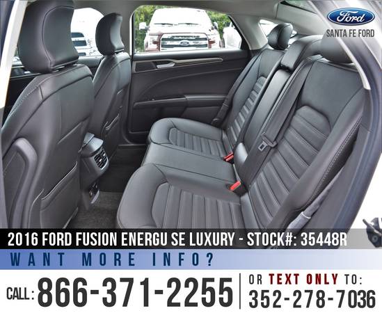 *** 2016 FORD FUSION ENERGI SE LUXURY *** Sunroof - Leather Seats for sale in Alachua, GA – photo 19