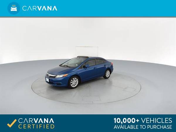 2012 Honda Civic EX Sedan 4D sedan Blue - FINANCE ONLINE for sale in Chicago, IL – photo 6