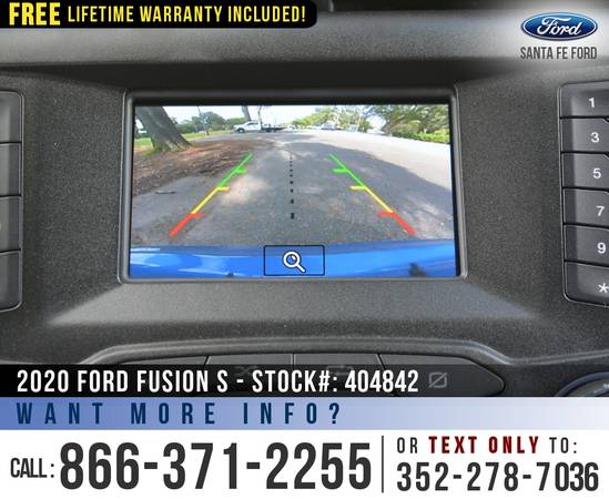 2020 FORD FUSION S *** $3,000 off MSRP! Bluetooth, SYNC, Camera ***... for sale in Alachua, FL – photo 13