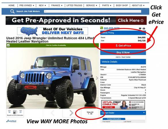 FREEDOM TOP HARD TOP White 2015 Jeep Wrangler Unlimited Willys 4WD for sale in Clinton, KS – photo 3