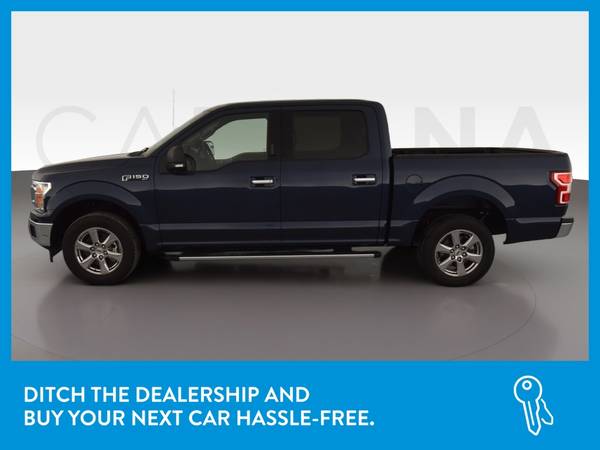 2019 Ford F150 SuperCrew Cab XLT Pickup 4D 5 1/2 ft pickup Blue for sale in Opelousas , LA – photo 4