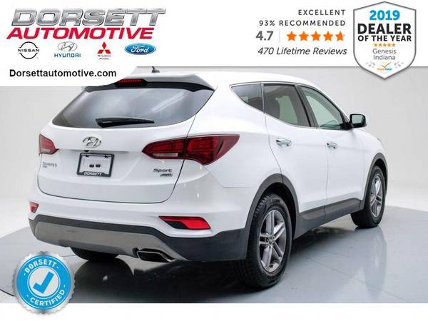 2018 Hyundai Santa Fe Sport hatchback Pearl White - cars & trucks -... for sale in Terre Haute, IN – photo 8