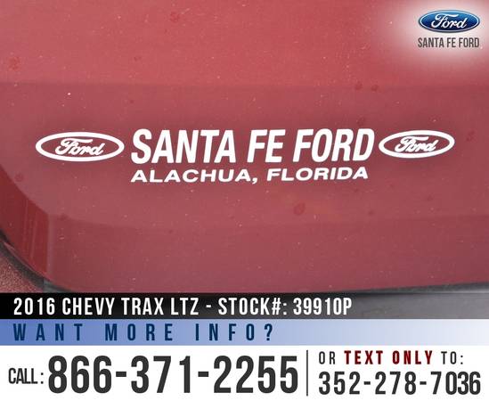 2016 CHEVY TRAX LTZ *** Cruise, Onstar, Leather Seats, BOSE Audio*** for sale in Alachua, FL – photo 10